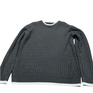 Men's Gray Knit Sweater